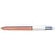 image 2 of BIC 4 Colours Rose Gold Pens 3 Pack