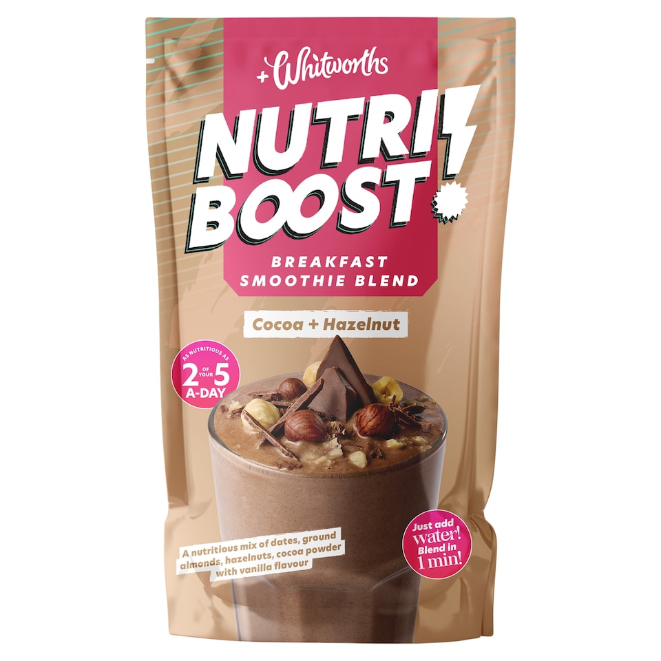 Whitworths Nutriboost Cocoa & Hazelnut Smoothie Blend 75g