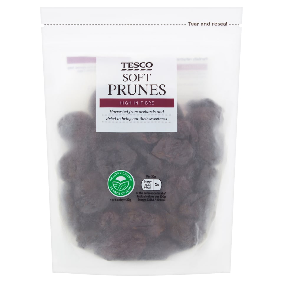 Tesco Ready To Eat Prunes 500G