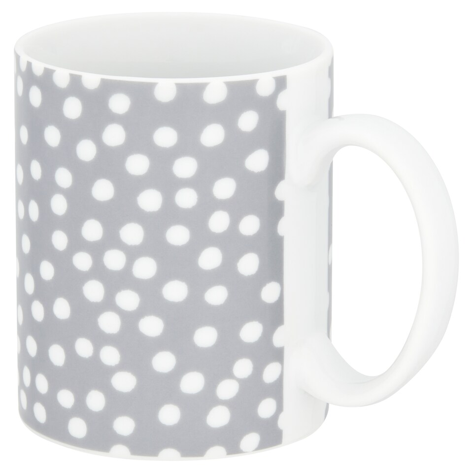 image 1 of Tesco Grey Spot Mug