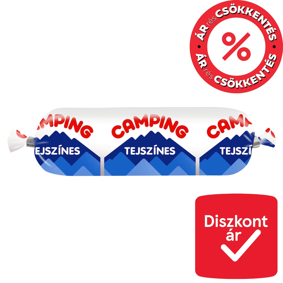 Camping tejszínes kenhető félzsíros ömlesztett sajt 100 g