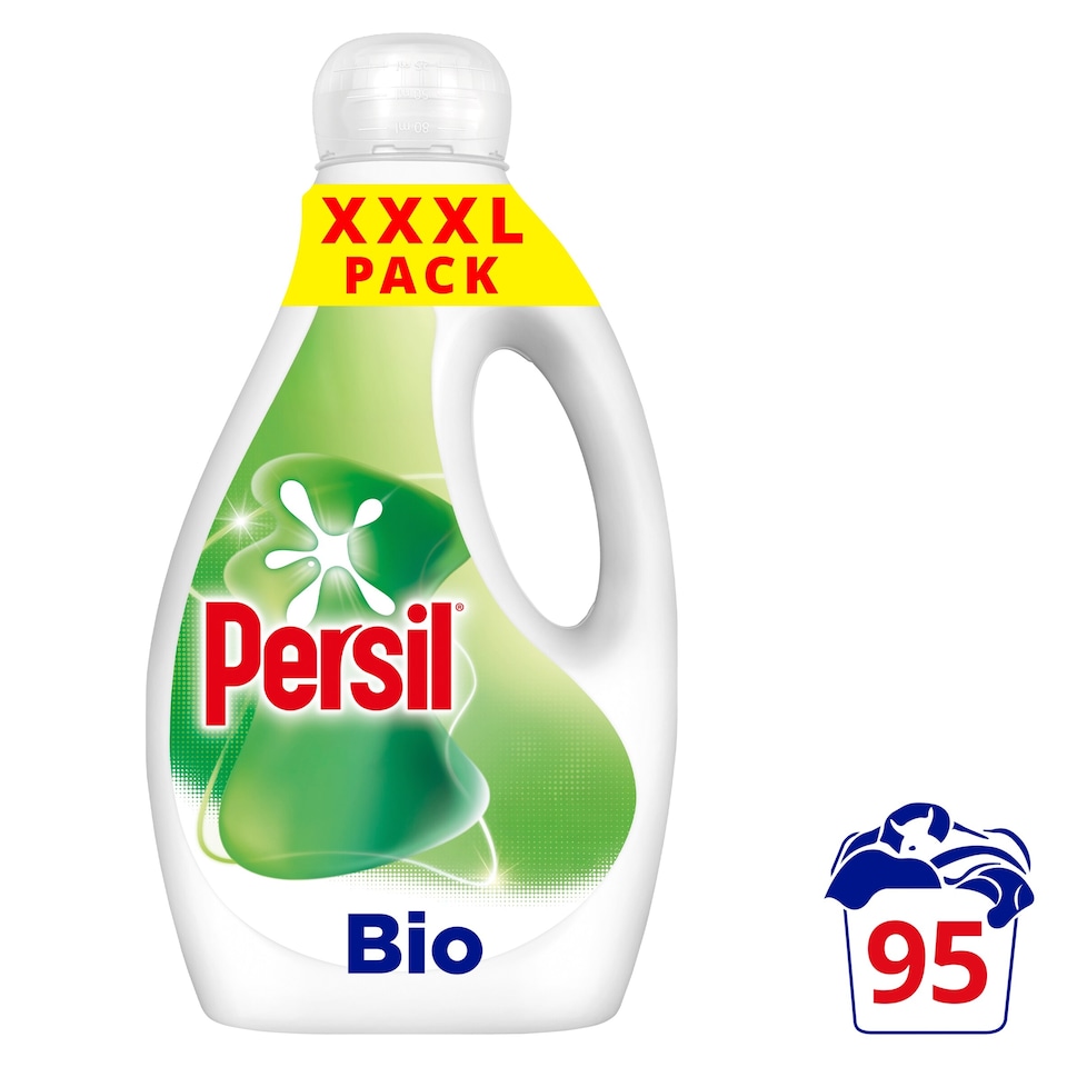 image 1 of Persil Bio Laundry Washing Liquid Detergent 95 Washes 2565ml