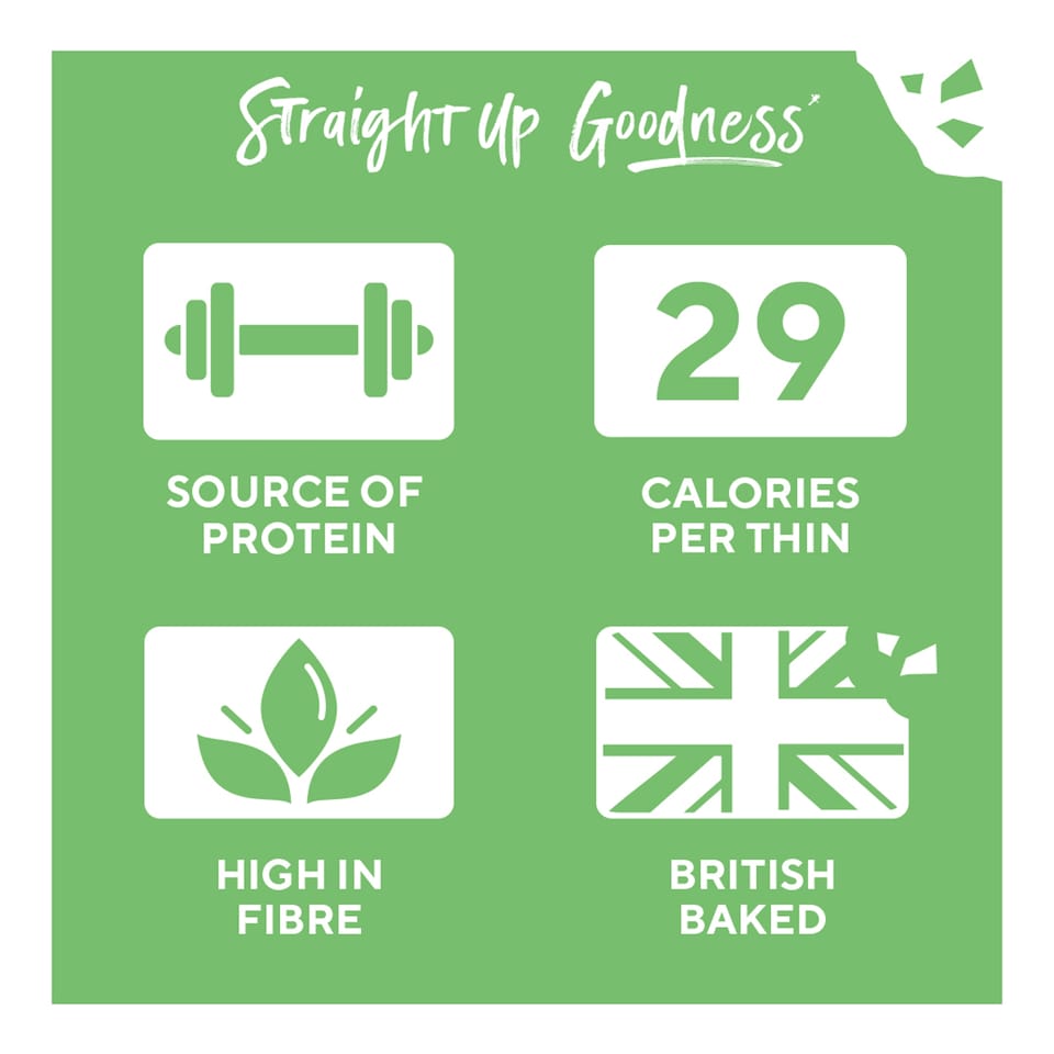image 1 of Ryvita Thins Flatbreads - Rosemary & Sea Salt 125g