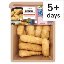 Tesco Battered Haddock Goujons 200G