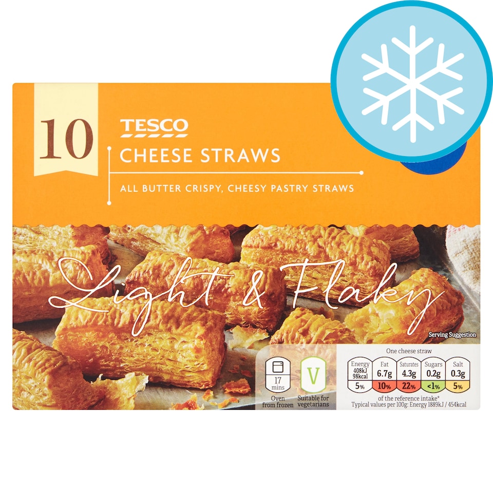 Tesco Freshly Baked Cheese Straws 240g