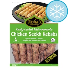 Aishas Microwave Chicken Kebab 600G