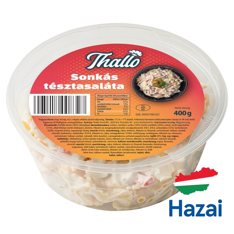 Thallo Ham Pasta Salad 400 g