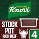 image 1 of Knorr Rich Beef Stock Pot 4 x 28g