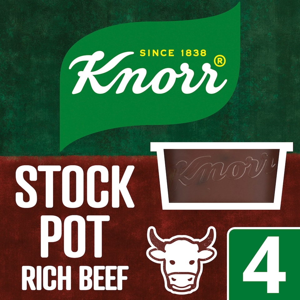 image 1 of Knorr Rich Beef Stock Pot 4 x 28g