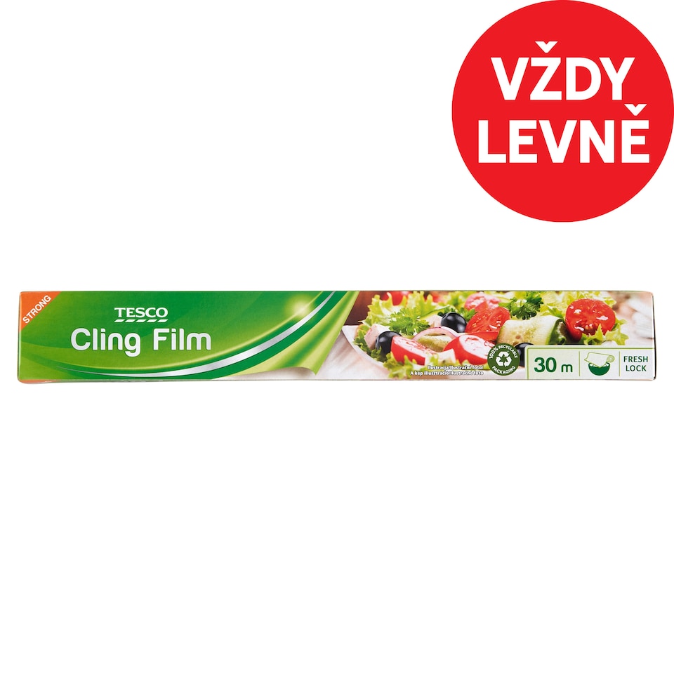 Tesco Potravinová fólie 30 m x 29 cm