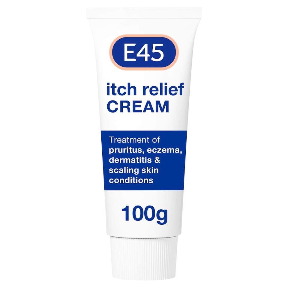 image 1 of E45 Itch Relief Body Cream for Itchy & Irritated Skin 100g