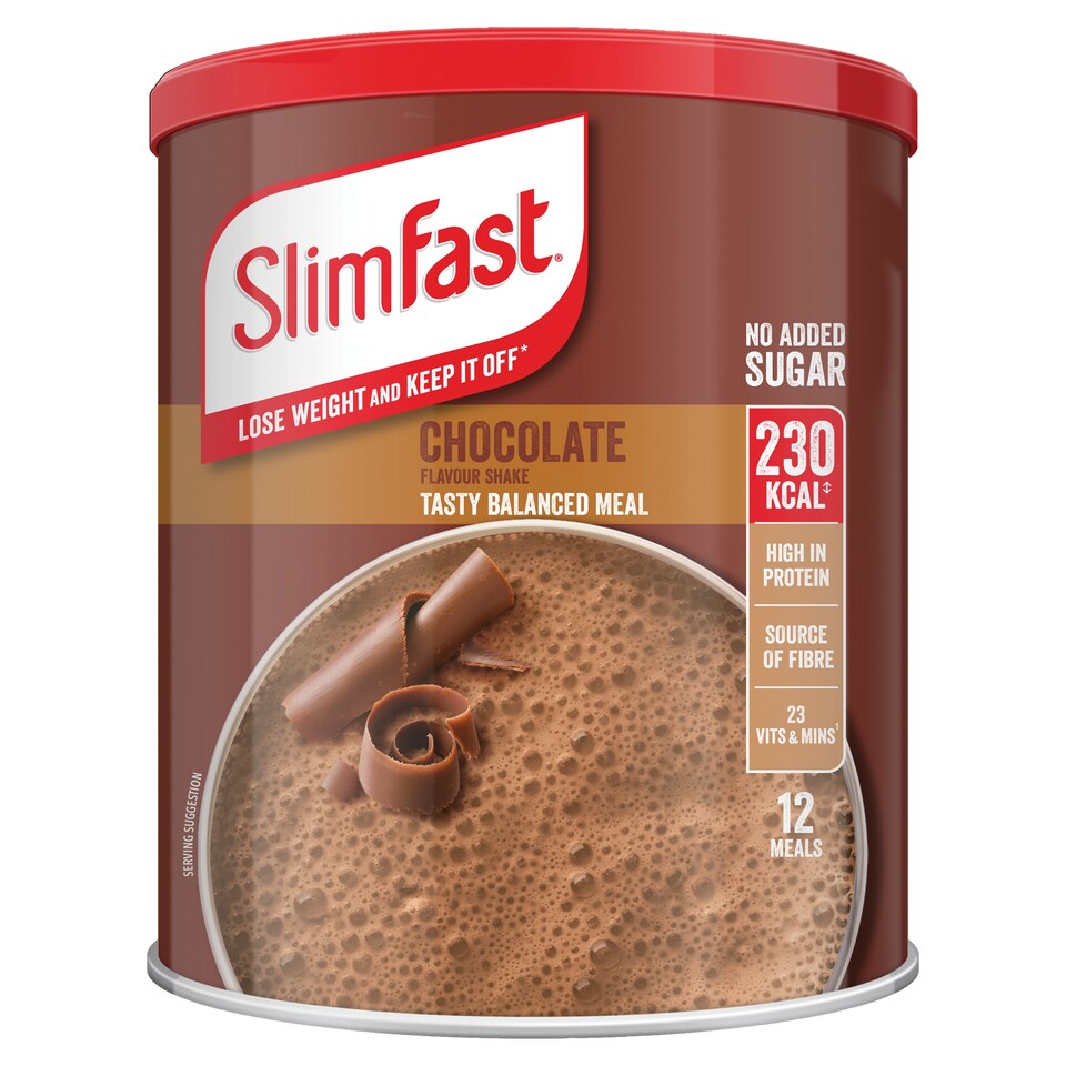 image 1 of SlimFast Meal Replacement Shake Powder - Chunky Chocolate 450g