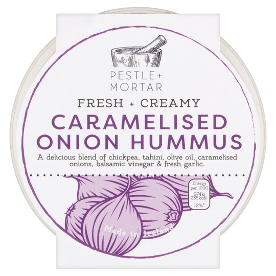 Pestle Plus Mortar Caramelised Onion Houmous 200G Tesco Groceries