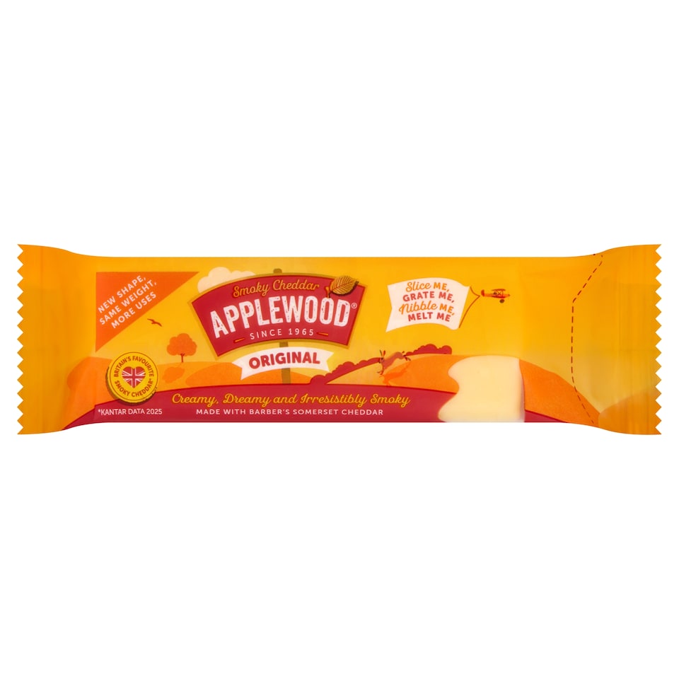 image 1 of Applewood Original Smoky Cheddar Cheese Bar 185g