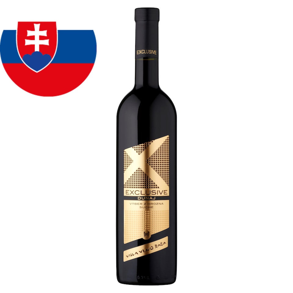 Villa Vino Rača Exclusive Dunaj Quality Dry Red Wine 0.75 L