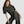 Olive, F&F Crinkle Tie Front Co-ord Top in Black