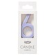 image 1 of Ginger Ray Rainbow Number 6 Candle