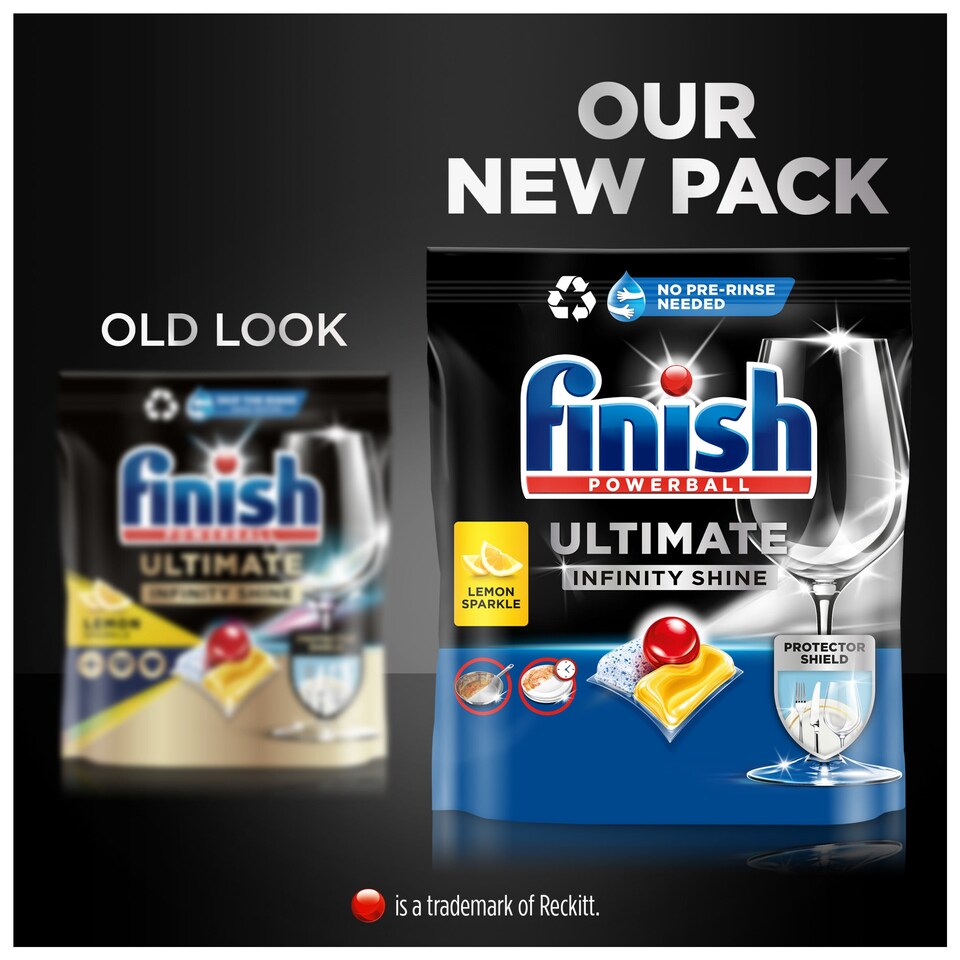 image 1 of Finish Ultimate All In One Lemon 65 Dishwasher Tablets 838.5g