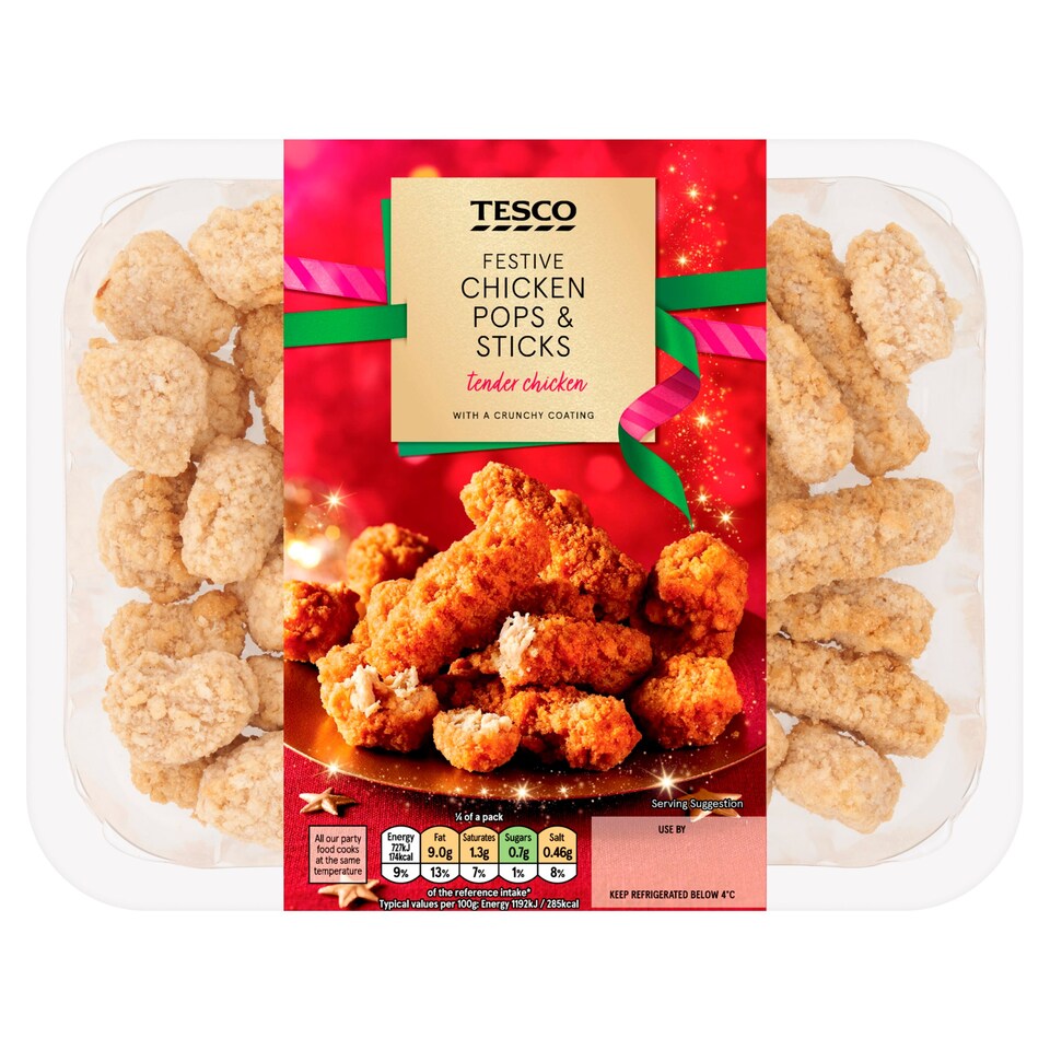 Tesco Chicken Sticks & Pops 330G Tesco Groceries