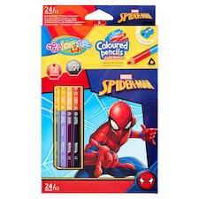 Colorino Kids Marvel Spider-Man Coloured Pencils 24 pcs