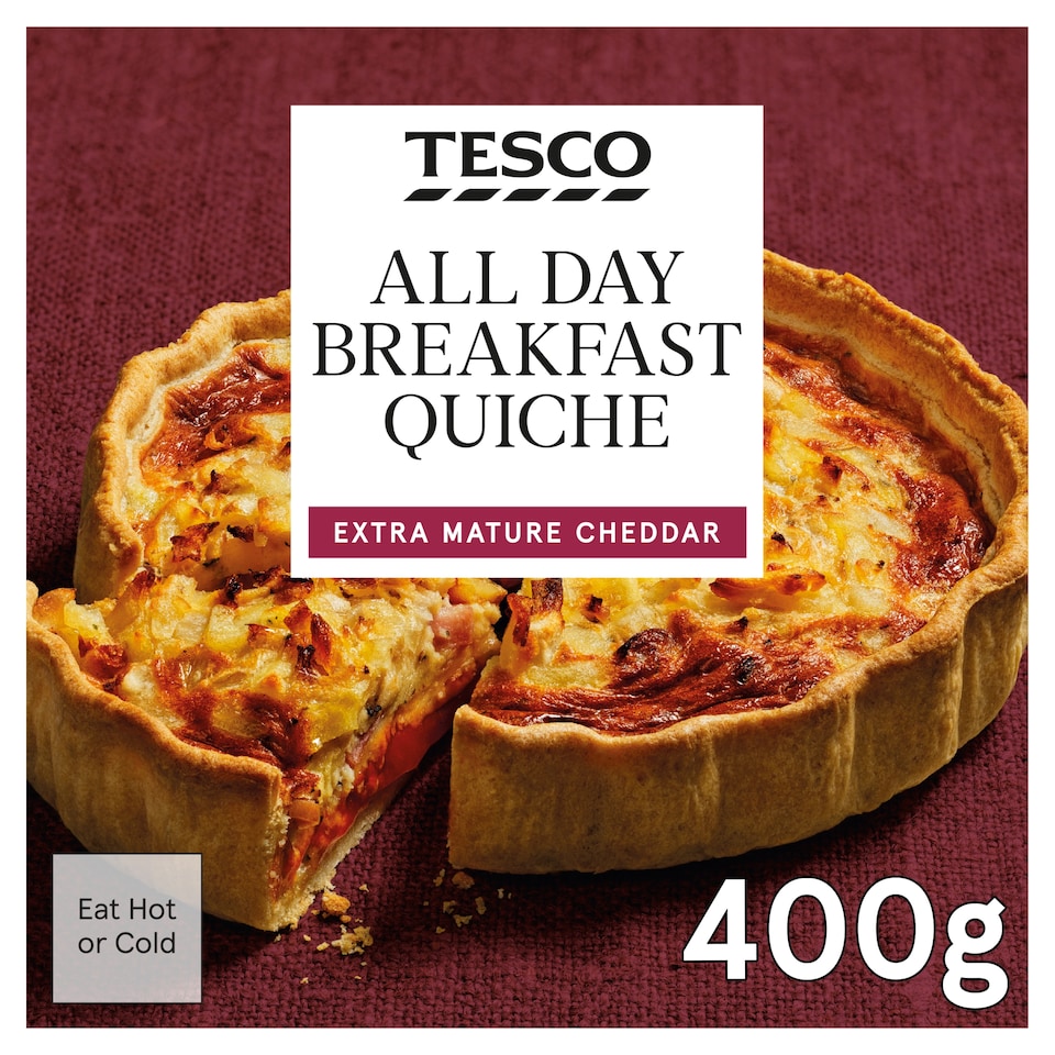 Tesco All Day Breakfast Quiche 400g