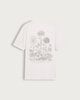 image 2 of F&F Pure Cotton Botanical Archive Print T-Shirt in White