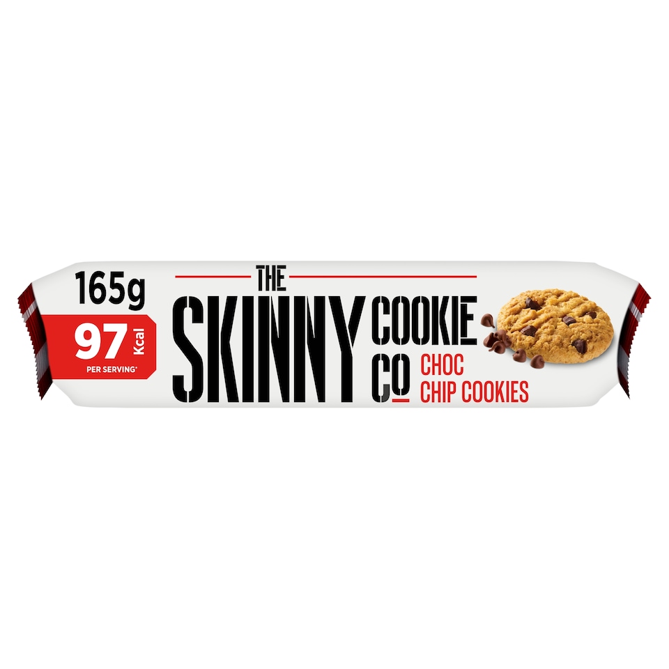 The Skinny Cookie Co Choc Chip Cookies 165g