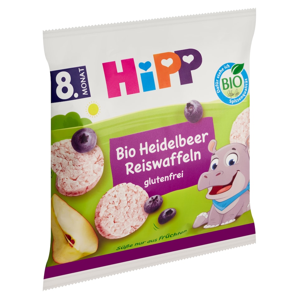HiPP Bio borůvkové rýžové oplatky 30g