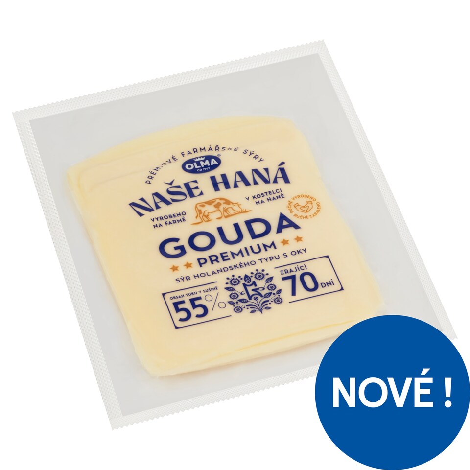 Olma Gouda premium plátky 0,100kg