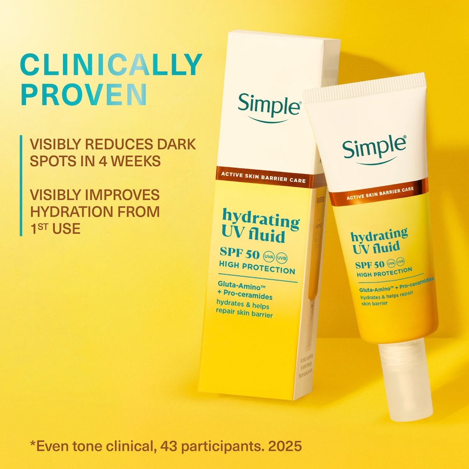 image 1 of Simple Hydrating UV Fluid Moisturiser 40ml