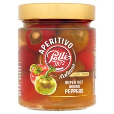 Polli Hot Round Peppers 275G