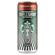 Starbucks Tripleshot Espresso Arabica Coffee Semi-Fat Milk Drink 300 ml