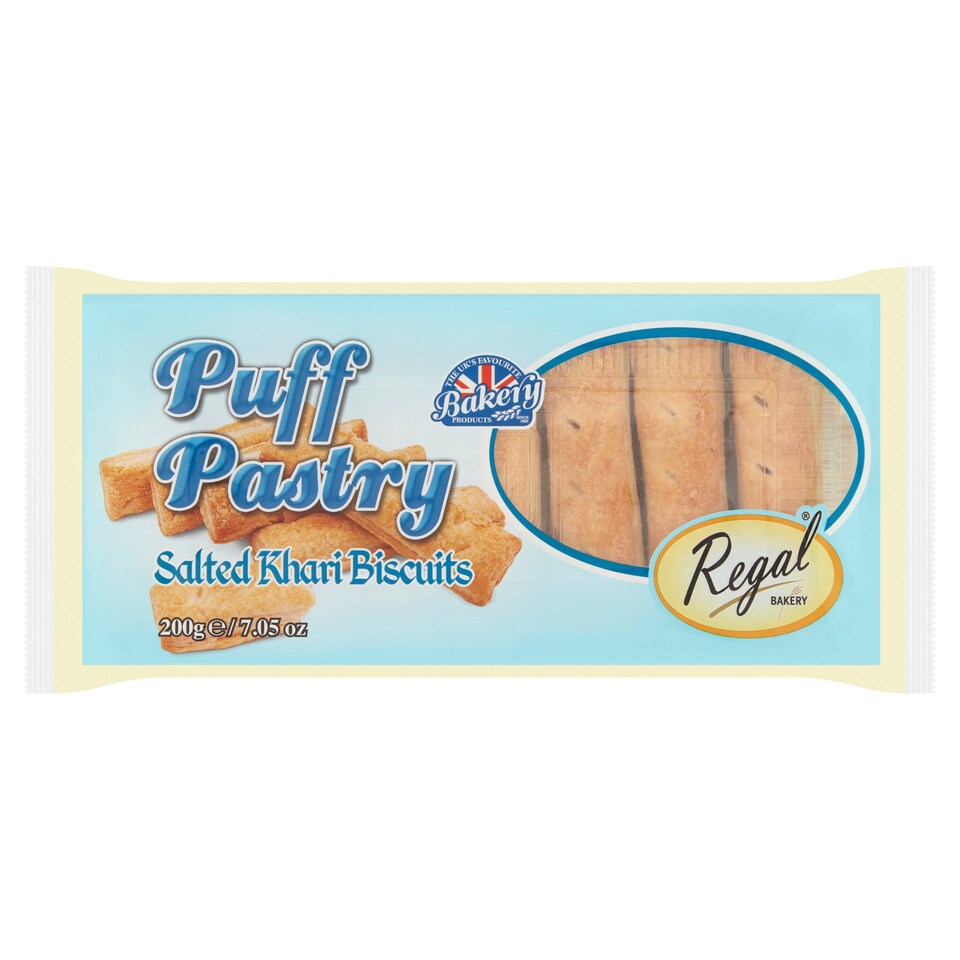 Regal Salted Puff Finger Biscuits 200G Tesco Groceries