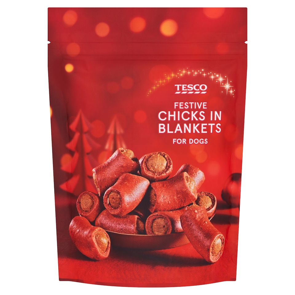Tesco Chicks In Blankets For Dogs 125G