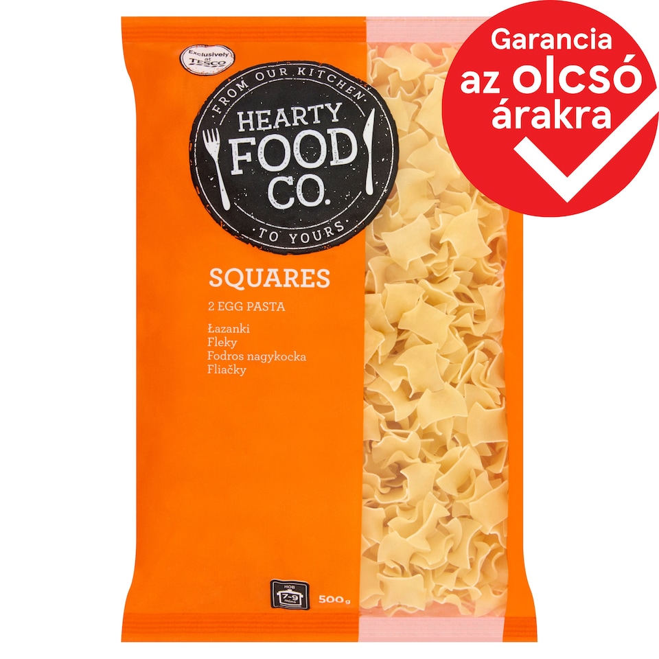 Hearty Food Co. Squares 2 Egg Pasta 500 g