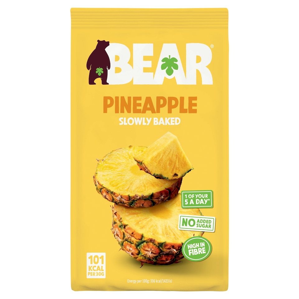 BEAR Fruit Dried Pineapple 100g