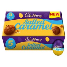 Cadbury Milk Chocolate Egg Salted Caramel Eggs 5 X 40G