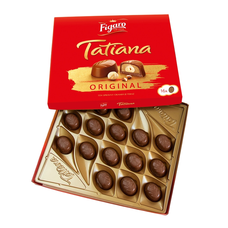 obrázok 1 z Figaro bonboniéra Tatiana, mliečna čokoláda 172 g
