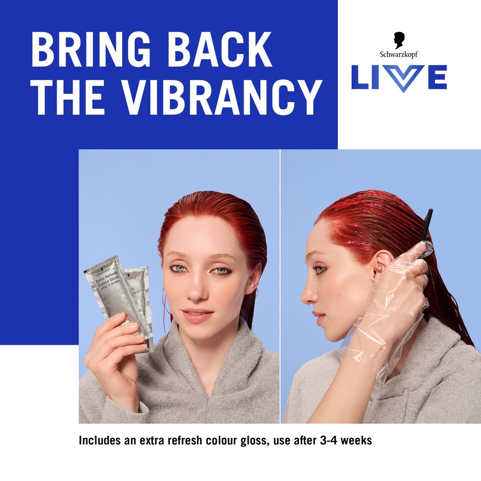 image 1 of Schwarzkopf LIVE Intense Colour 046 Cyber Purple Permanent Hair Dye