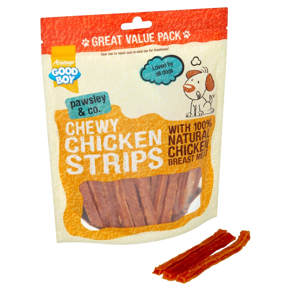 image 1 of Good Boy Chewy Chicken Strips 350G