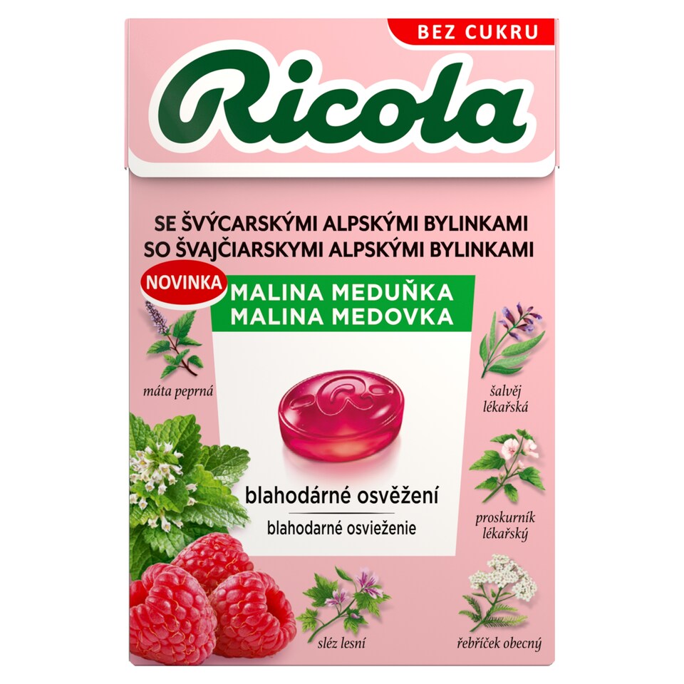 Ricola Raspberry Lemon Balm 40g