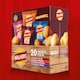 image 5 of Walkers Meaty Variety Crisps - 20 x 25g