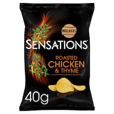 Walkers Sensations Chicken & Thyme Grab Bag Crisps 40g