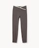 image 5 of F&F Active ULTRASTRETCH Crossover High Waisted Leggings in Grey