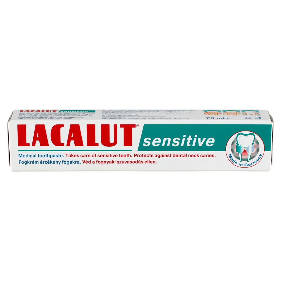 Lacalut Sensitive fogkrém érzékeny fogakra 75 ml 1. kép