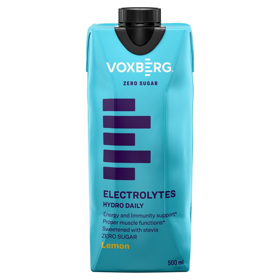 Voxberg Hydro Daily Electrolytes nealkoholický ochutený nápoj s príchuťou citróna 500 ml