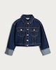 image 4 of F&F Girls Pure Cotton Denim Jacket in Multi