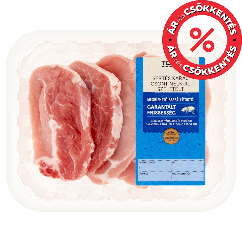 Tesco Sliced Boneless Pork Chop 400 g