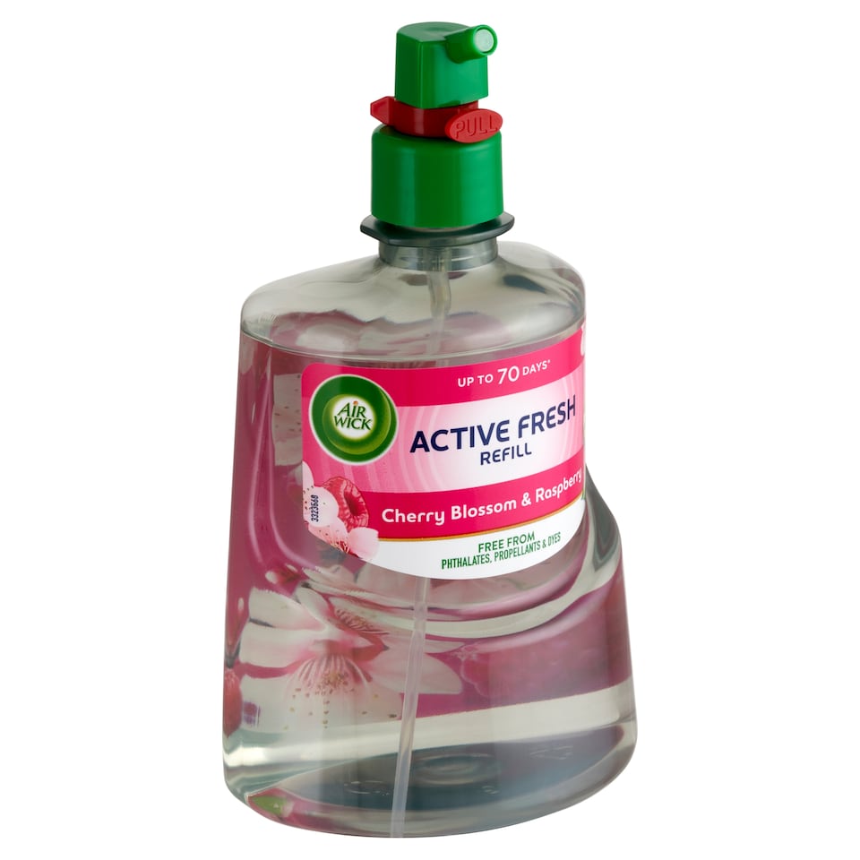 Air Wick Active Fresh Cseresznyevirág és Málna utántöltő 228 ml