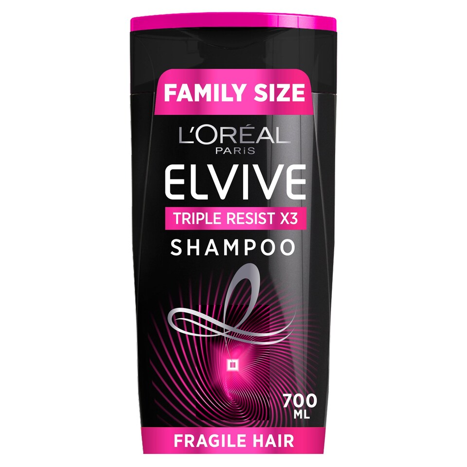 Elvive Triple Resist Shampoo 700Ml Tesco Groceries